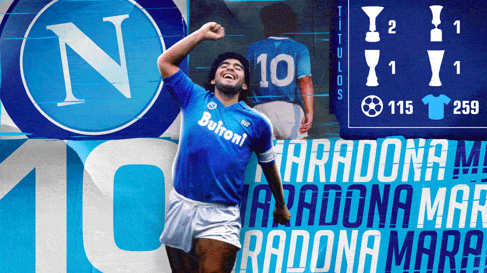 NAPOLI-BARÇA - Maradona