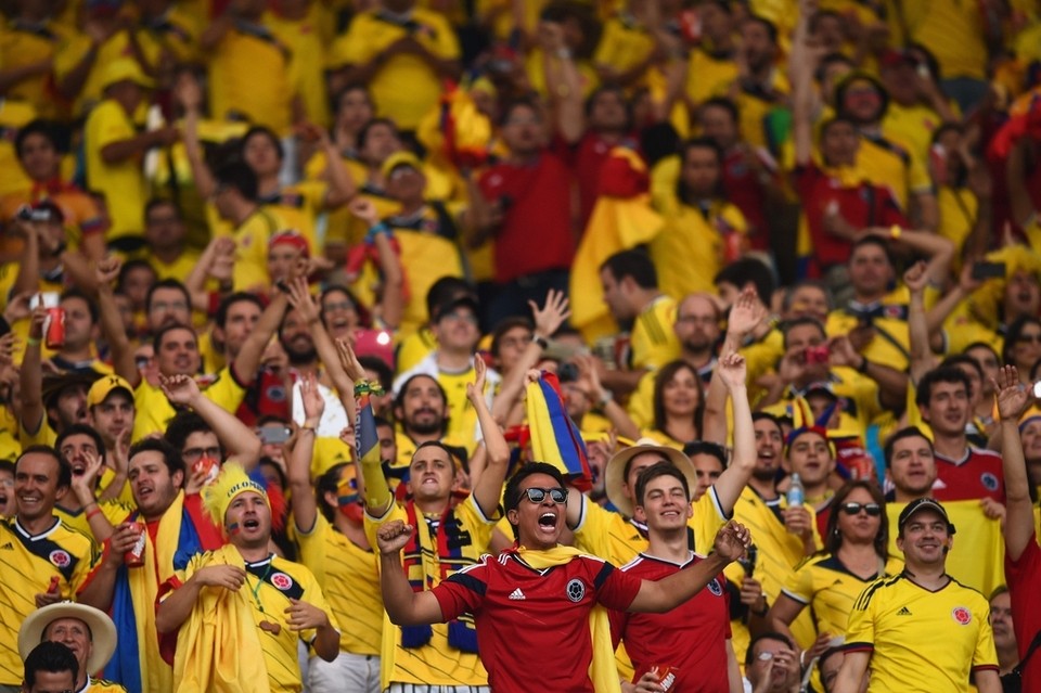 colombian soccer fans