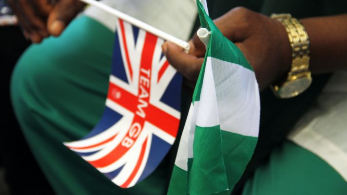 English Nigerian flag