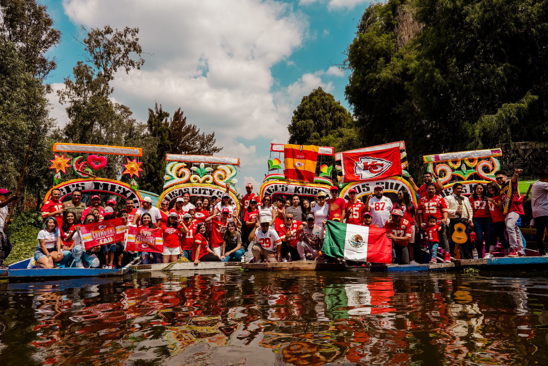 ¡Vamos A Las Trajineras! How we helped the Kansas City Chiefs kick off the NFL season in Mexico City!