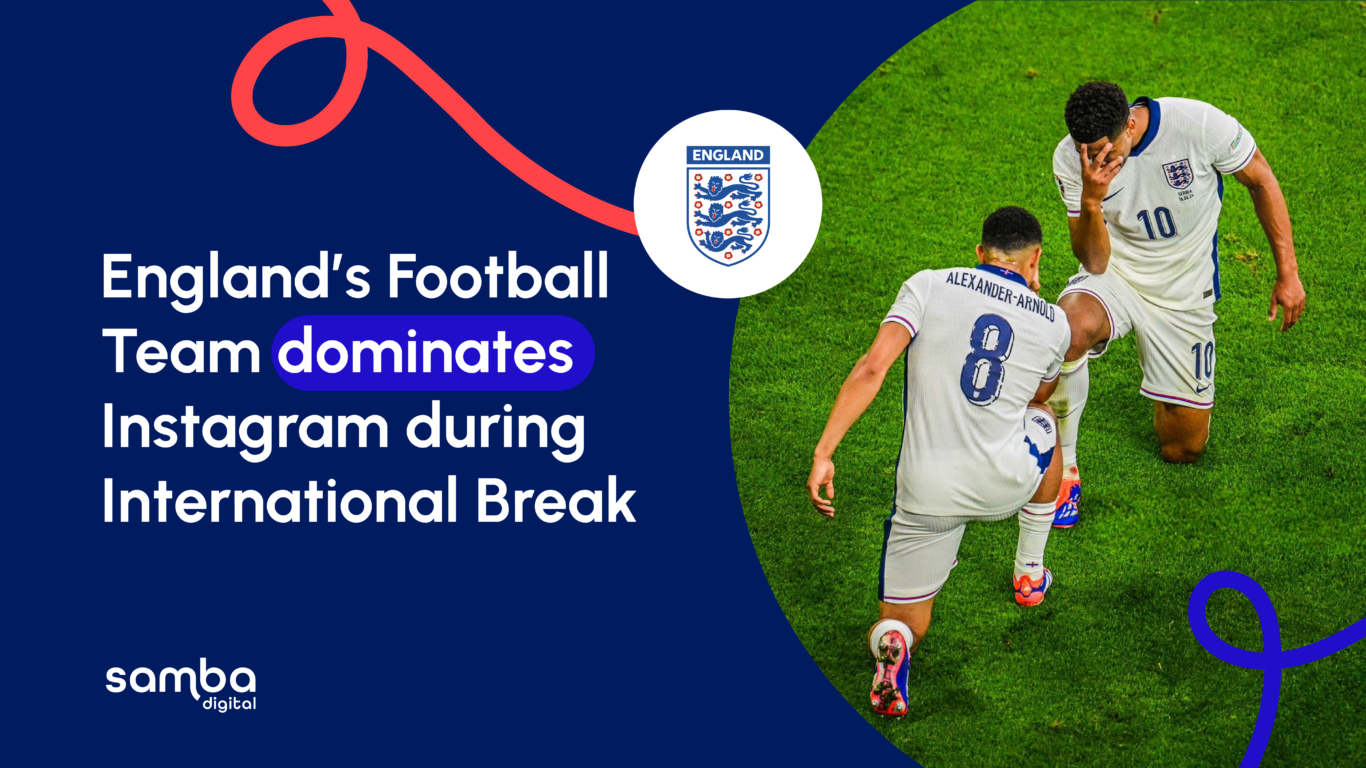 Despite on-pitch inconsistencies, England’s football team dominates Instagram during october’s international break