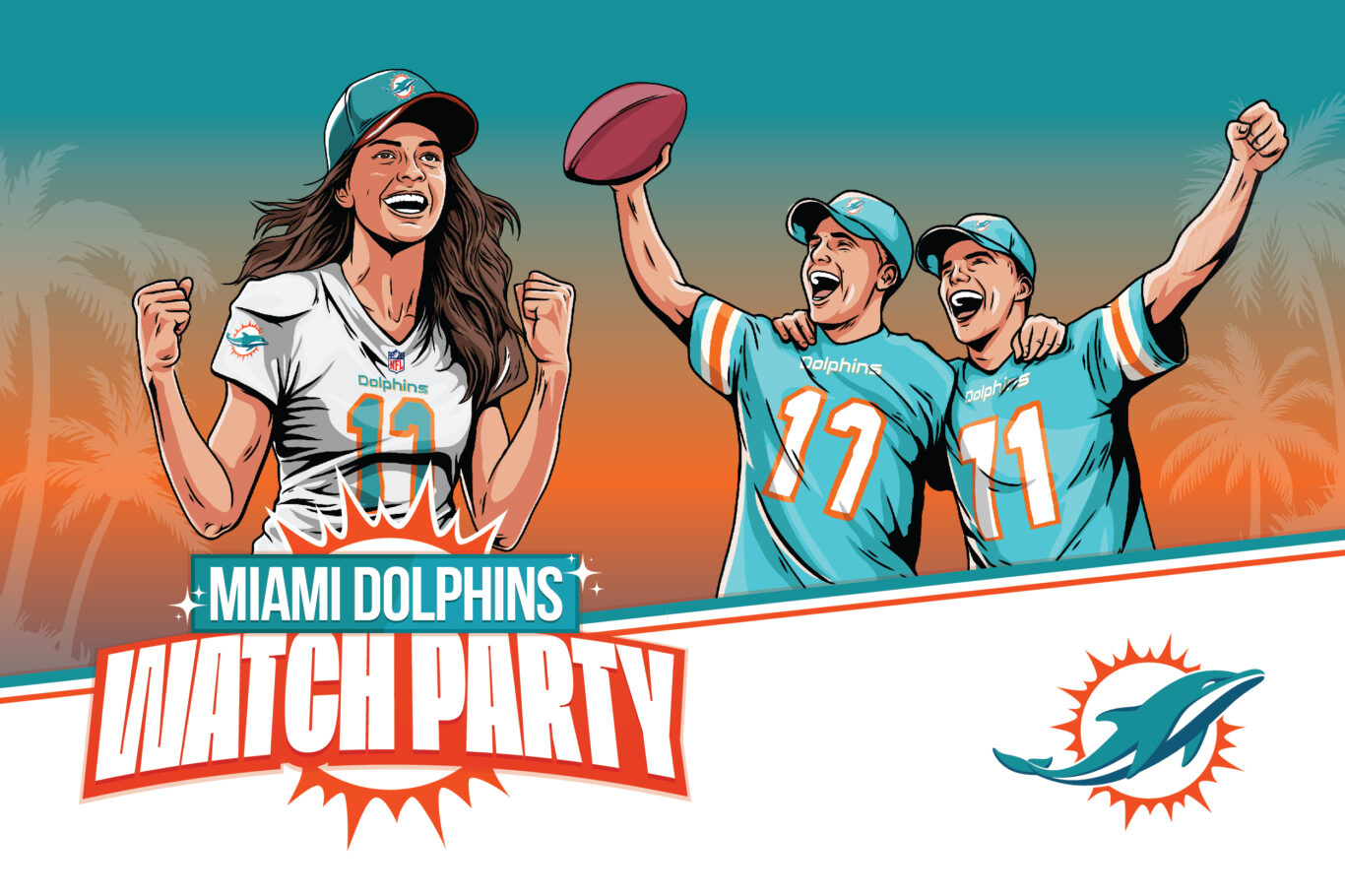 Miami Dolphins : Watch Party