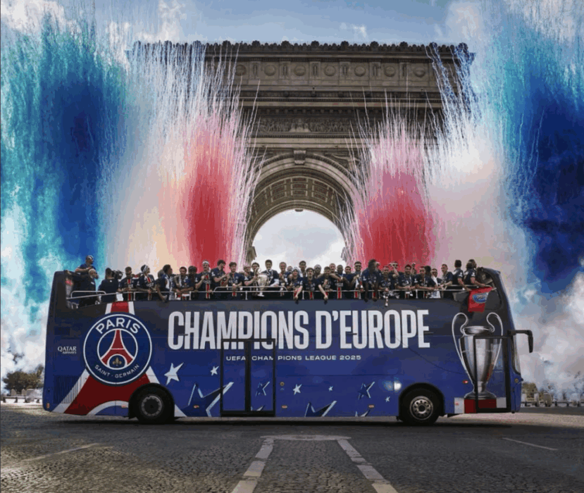 A digital powerhouse on display for PSG during the 2025 Champions League Final