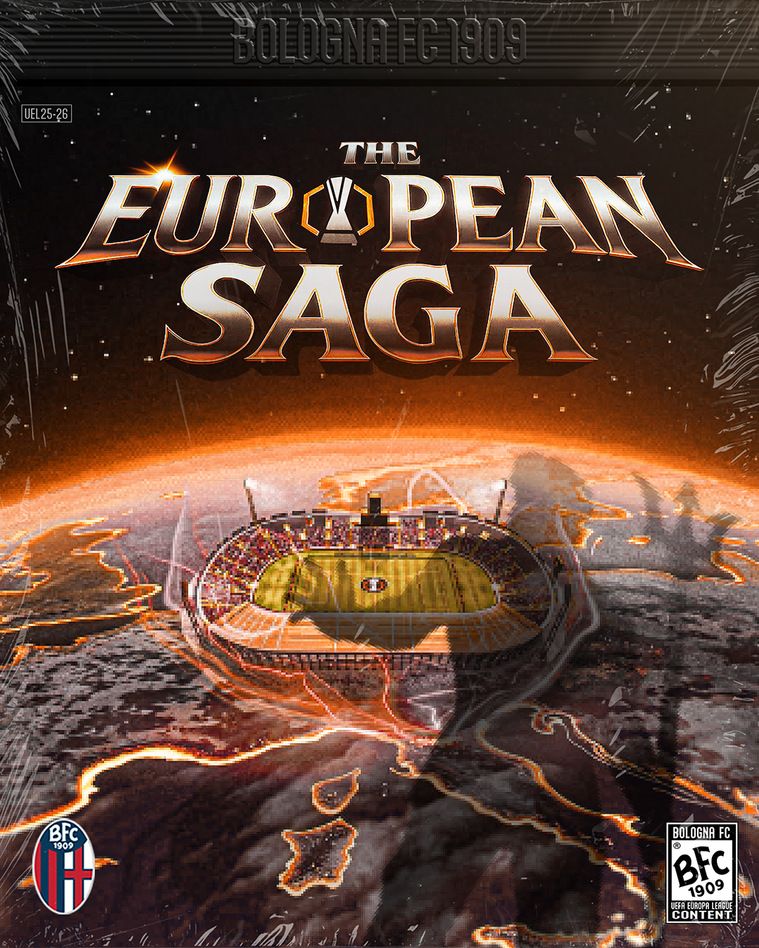 The European Saga:  A Vintage Game-Inspired Journey with Bologna FC
