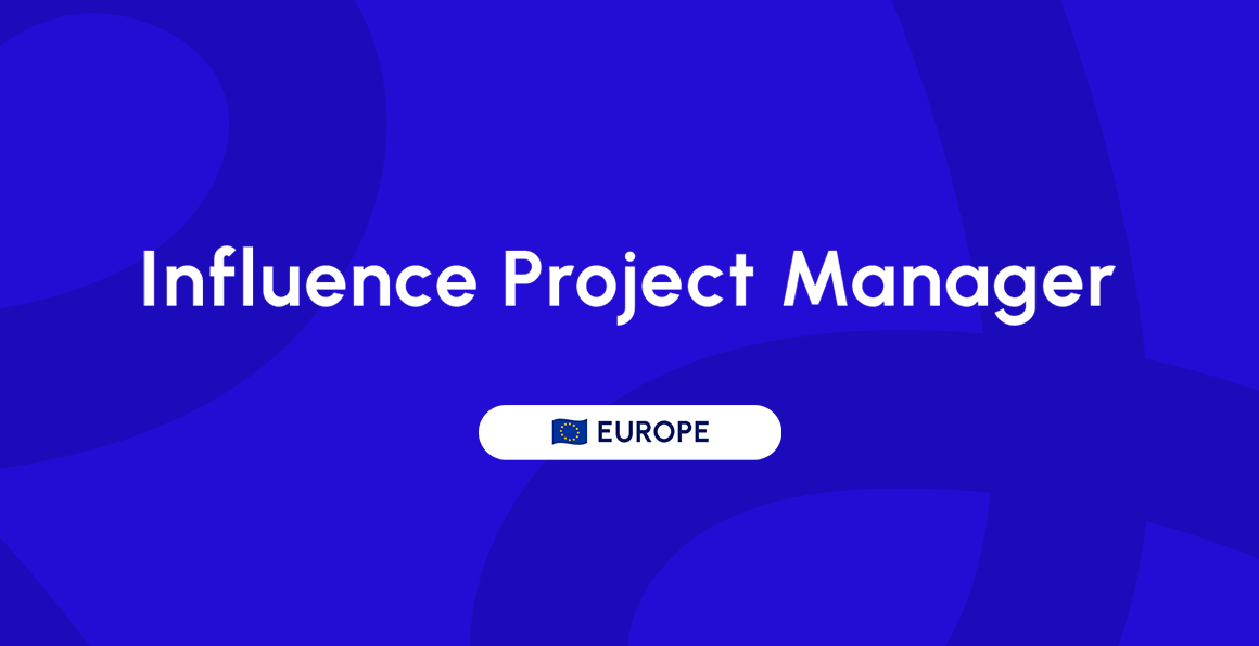Job Posting: Influence Project Manager