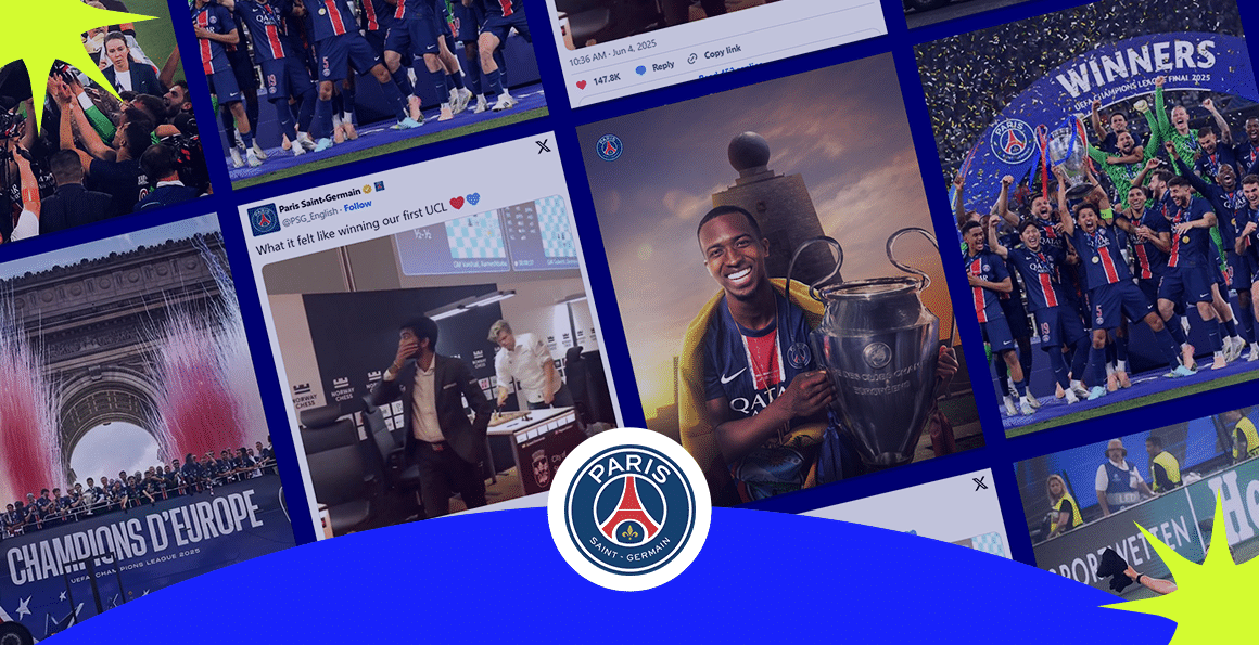 A digital powerhouse on display for PSG during the 2025 Champions League Final
