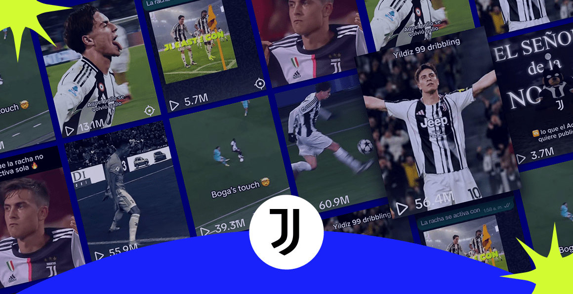 Juventus sur Tiktok : saison 2025-26